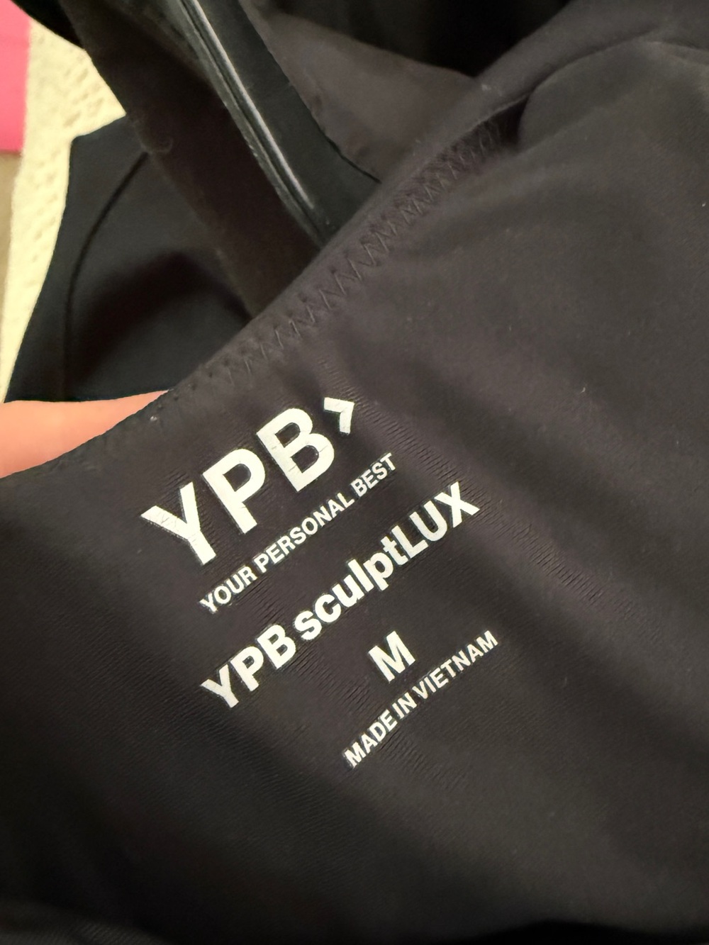 A&F— YPB SculptLUX Black Athletic Dress - Picture 3 of 4